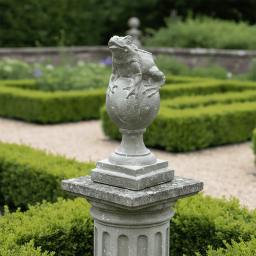 Frog Finial Outdoor Statue (14 - Inch)