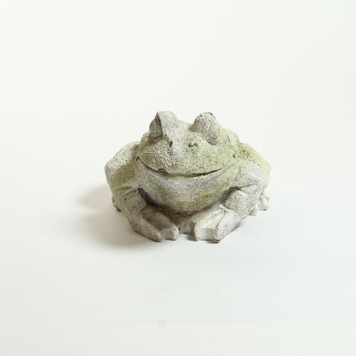 Frog Garden Statue (10 - Inch) Different Angle