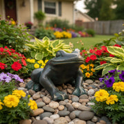 Frog Garden Statue (12-Inch)