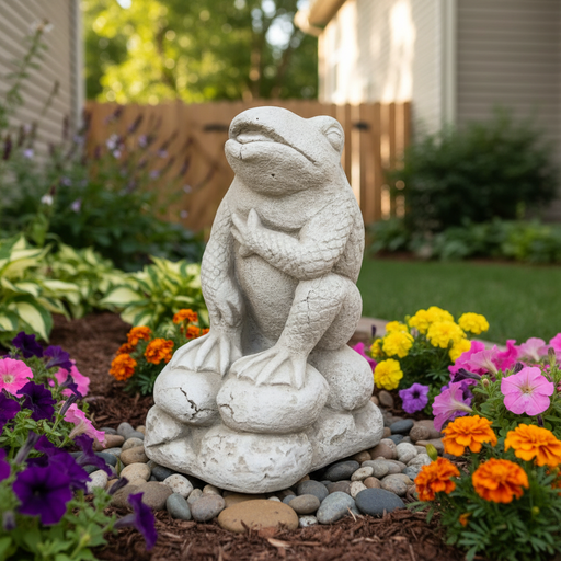 Frog Garden Statue (12-Inch)