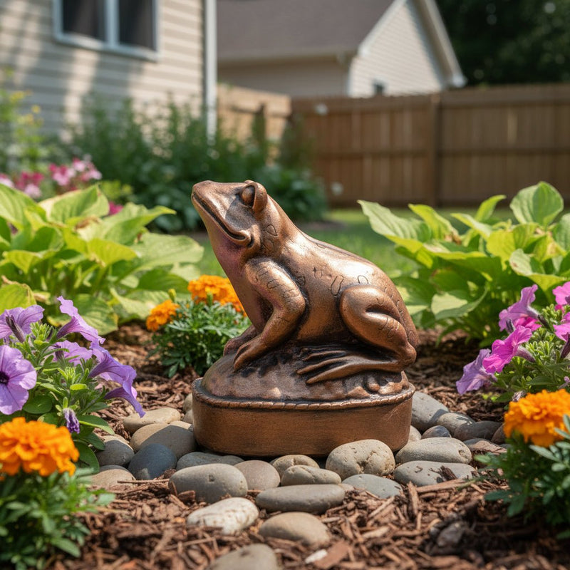 Frog Garden Statue (4-Inch)