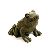 Frog Garden Statue (5 - Inch) Side View
