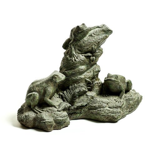Frog Trio Garden Statue (15 - Inch)