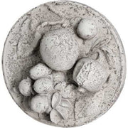 Fruit Plate Garden Plaque (5.0 - Inch) Side View