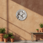 Fruit Plate Garden Plaque (5.0 - Inch) Side Angle