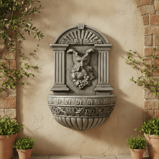 Fruit Wall Fountain (28 - Inch) Side Angle