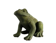 Fuogo Frog Statue (11.75 - Inch) Side View
