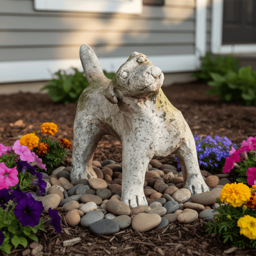 Garden Pup Garden Statue (9-Inch)