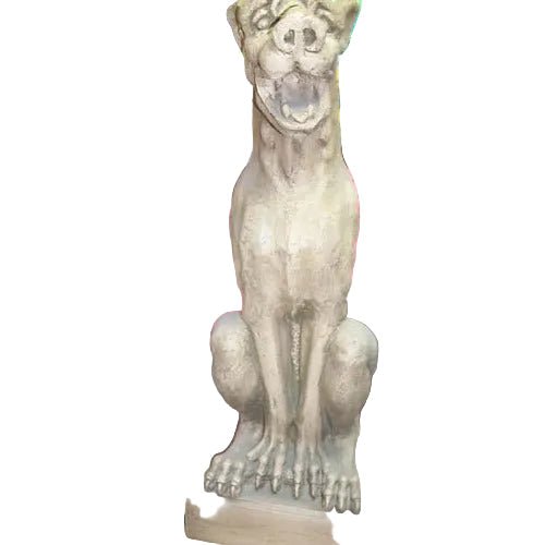 Gargoyle Dog Rainspout Standg Statue (29 - Inch)