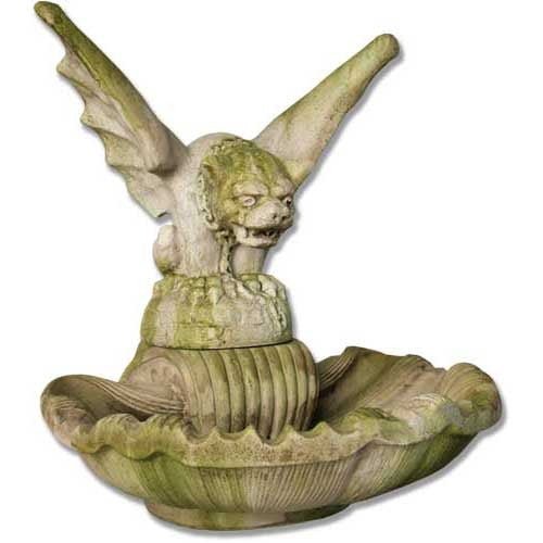 Gargoyle Fatheaded Fountain Statue (19 - Inch)