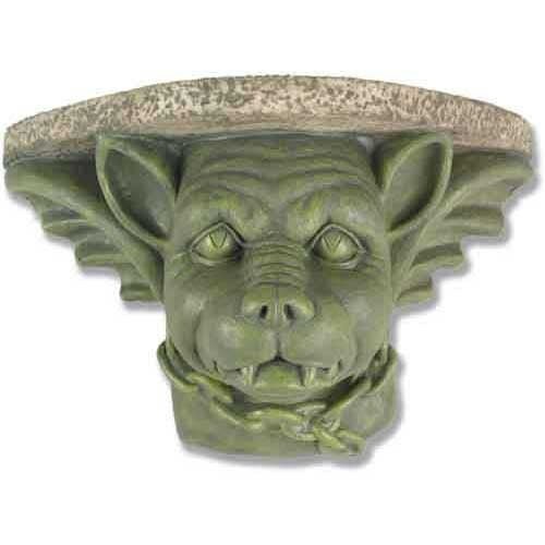 Gargoyle Head Outdoor Bracket (13 - Inch)