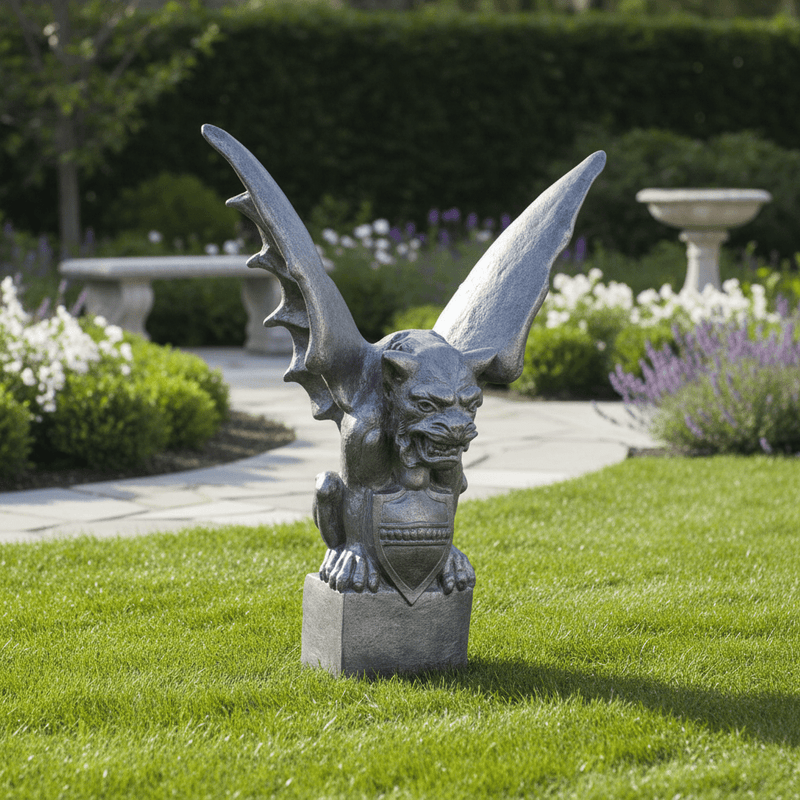 Gargoyle Of Lyon Giant Statue (60-Inch)