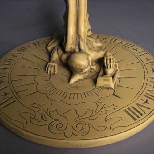 Gargoyle Sundial W Statue (12-Inch)