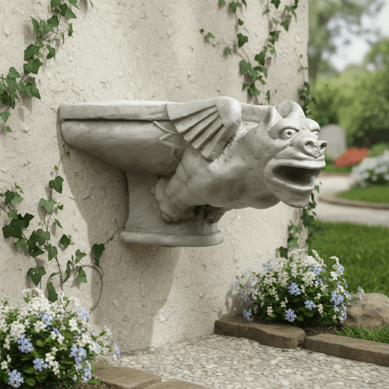 Gargoyle Throp Wall Mount Statue (4-Inch)