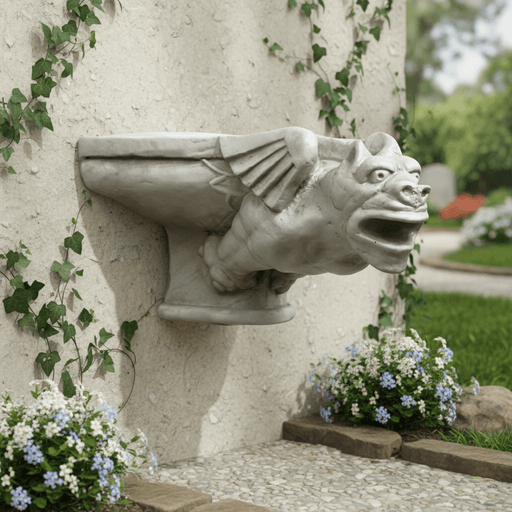 Gargoyle Throp Wall Mount Statue (4-Inch)