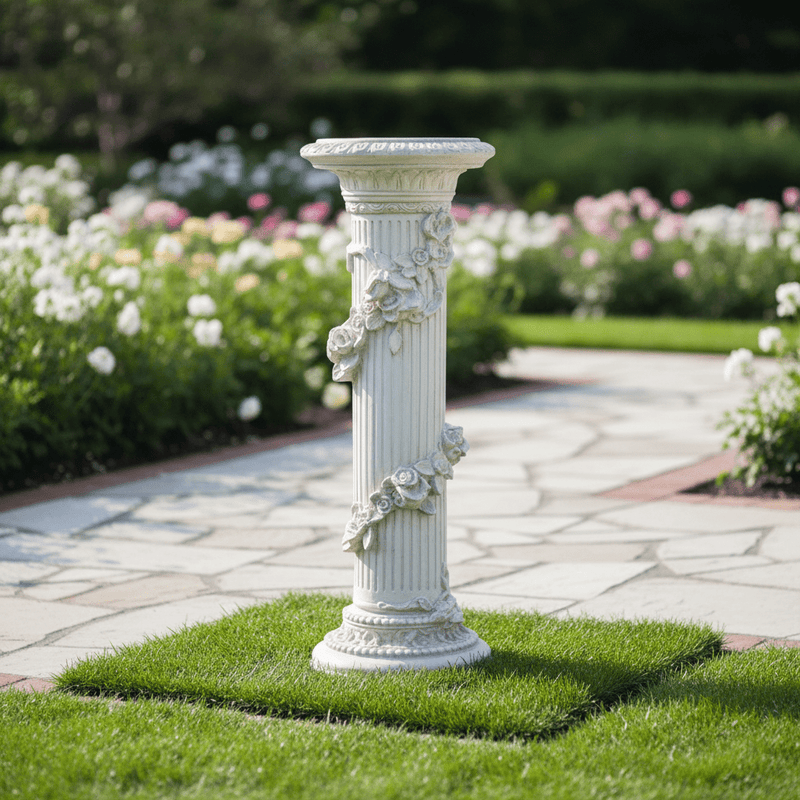 Garland English Pedestal Statue (40-Inch)