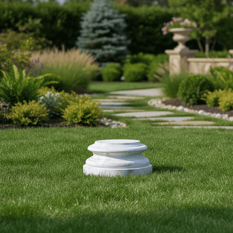 Genre Base Outdoor Statue (7 - Inch) Side Angle