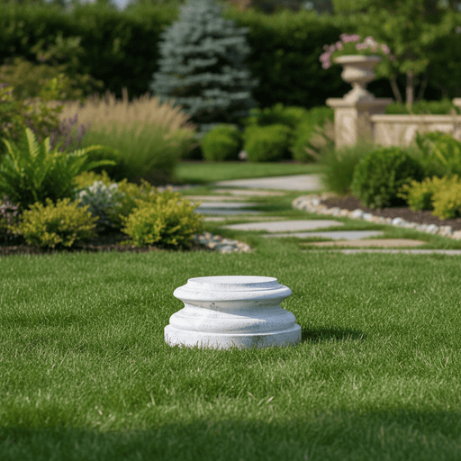 Genre Base Outdoor Statue (7 - Inch) Side Angle
