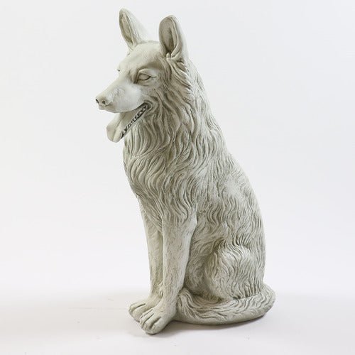 German Shepherd Dog Garden Statue (30 - Inch) Other Angle