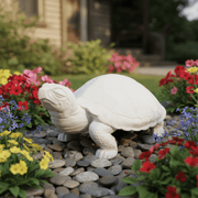 Giant Sleepy Turtle Garden Statue (35-Inch)