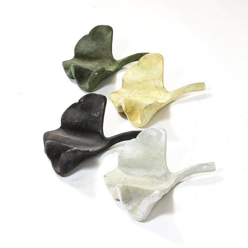 Ginko Leaf W Statue (11 - Inch) Other Angle