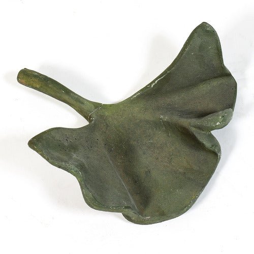 Ginko Leaf W Statue (11 - Inch) Side View