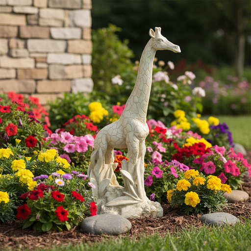 Giraffe Garden Statue (24-Inch)