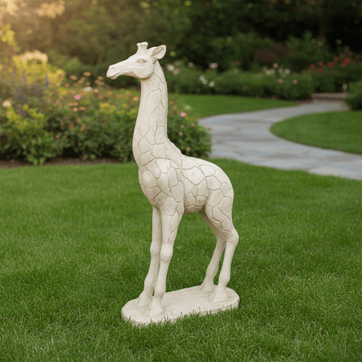 Giraffe Garden Statue (51 - Inch) Side Angle