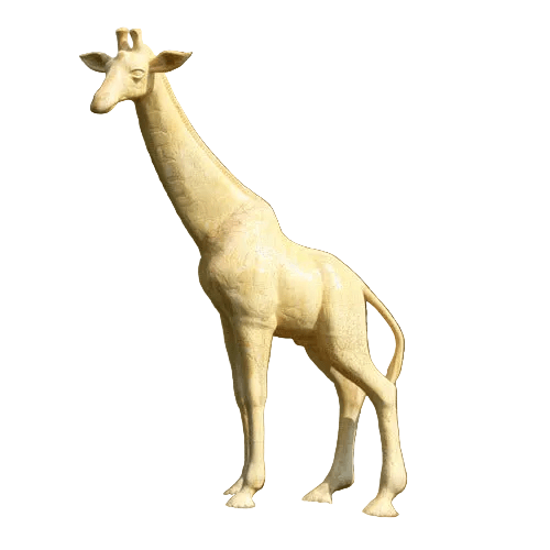 Giraffe Lg Statue (96 - Inch) Side View