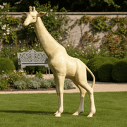 Giraffe Lg Statue (96 - Inch) Side Angle