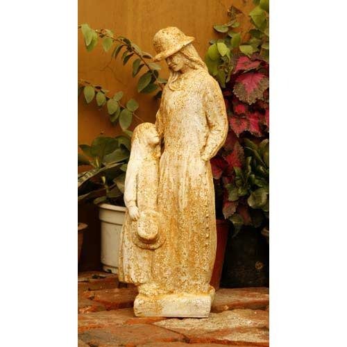 Girl Talk Statue (18 - Inch) Side Angle