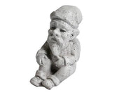 Gnome Sitting Statue (8 - Inch) Side View