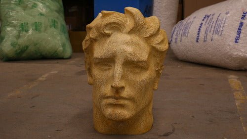 Golden Boy Garden Statue (30 - Inch) Side View