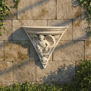 Gothic Angel Outdoor Bracket (12 - Inch) Side Angle