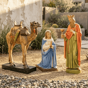 Grand Nativity Statement Pieces (Full Color Set) Side View