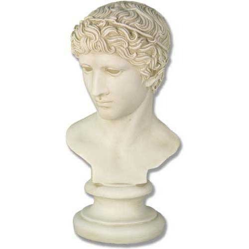 Greek Athlete Bust Display Decor (18-Inch)