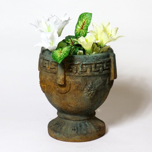 Greek Urn Garden (14 - Inch) Side Angle