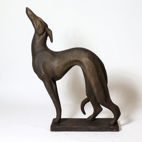 Greyhound Dog Garden Statue (37 - Inch) Different Angle