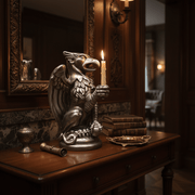 Griffin Candleholder Statue (15-Inch)