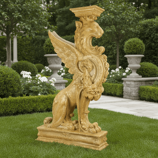 Griffin Pedestal Colossal Statue (54-Inch)