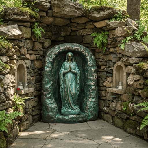 Grotto Stone Statue (23-Inch)
