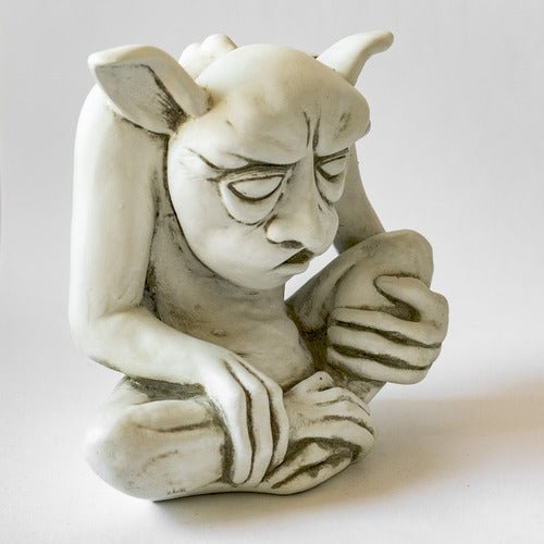 Grump Gargoyle Statue (8 - Inch)