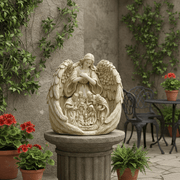 Guardian Angel Nativity Statue (20 - Inch) Side Angle
