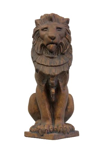 Guardian Lion Garden Statue (13 - Inch)