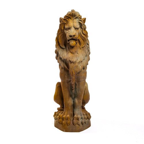 Guardian Lion Garden Statue (31 - Inch) Side View