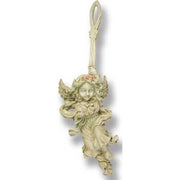 Hanging Floral Angel Ornament Outdoor Statue (25 - Inch)