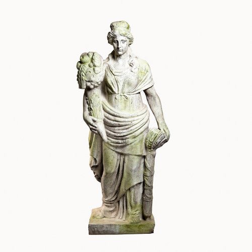 Harvest Maiden Statue (73 - Inch) Side View