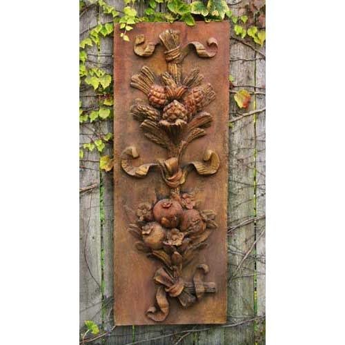 Harvest Wall Frieze Statue (34 - Inch) Side Angle