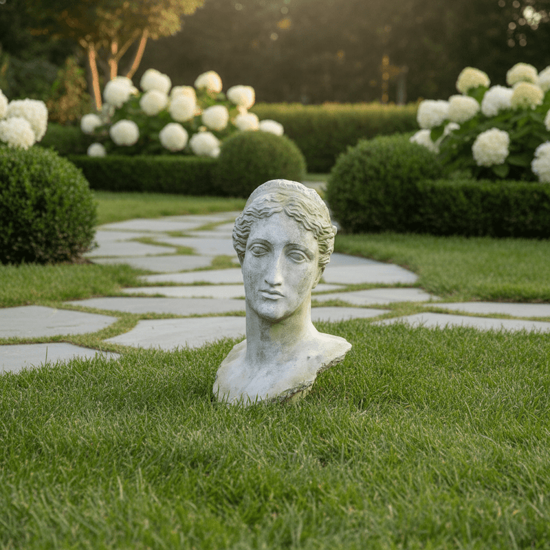 Head Bust Display Decor (49 - Inch) Side Angle