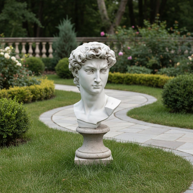 Head of David Bust Display Decor (48-Inch)